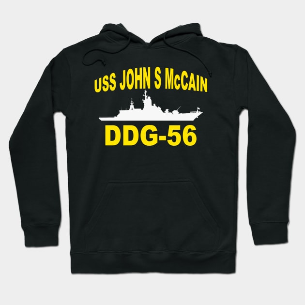 DDG-56 USS John S. McCain Hoodie by benyamine